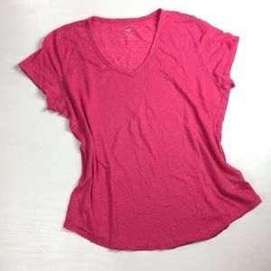Gap Linen T large, hot pink, excellent condition